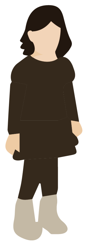Illustration d'une fille